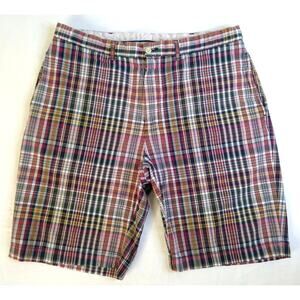 Polo Ralph Lauren Plaid Bermuda Shorts Classic Fit Casual Size 38